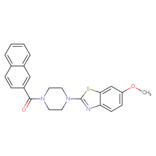 6-methoxy-2-[4-(naphthalene-2-carbonyl)piperazin-1-yl]-1,3-benzothiazole