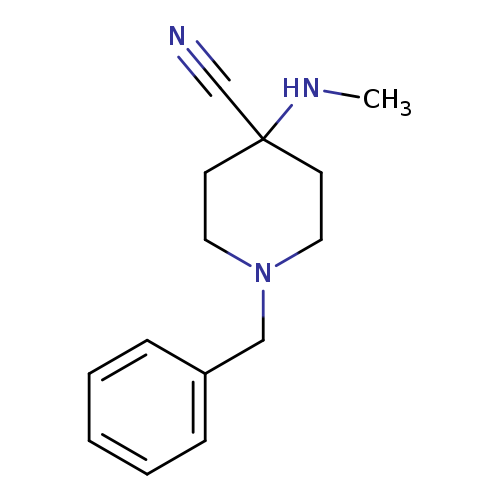 1-Benzyl-4-(methylamino)-4-piperidinecarbonitrile