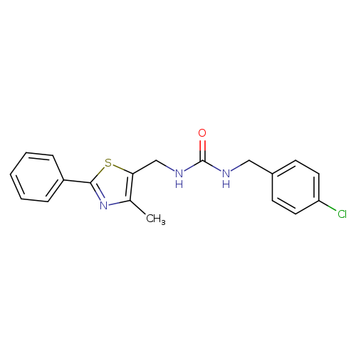 1-[(4-chlorophenyl)methyl]-3-[(4-methyl-2-phenyl-1,3-thiazol-5-yl)methyl]urea