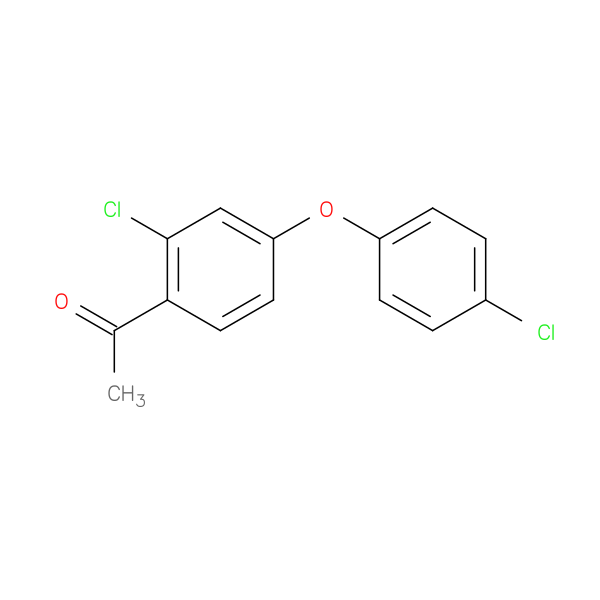 1-[2-Chloro-4-(4-chlorophenoxy)phenyl]ethan-1-one