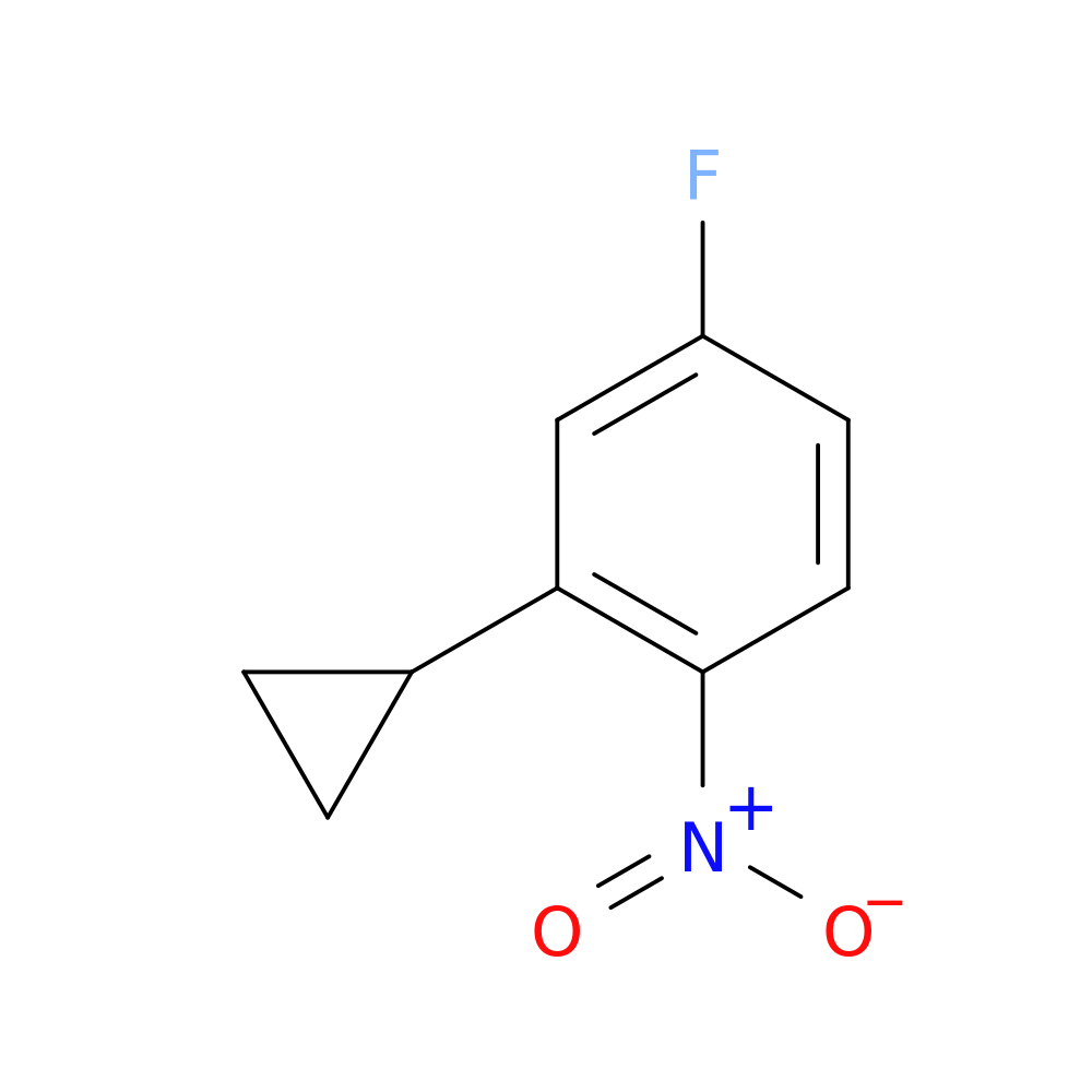 2-Cyclopropyl-4-fluoro-1-nitrobenzene