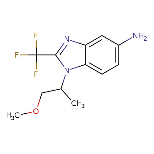 1-(1-methoxypropan-2-yl)-2-(trifluoromethyl)-1H-1,3-benzodiazol-5-amine