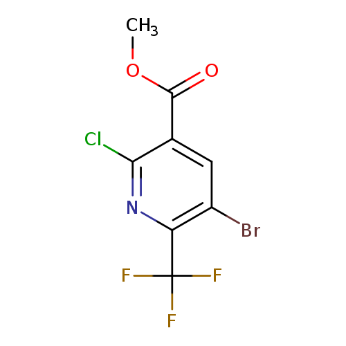 methyl 5-bromo-2-chloro-6-(trifluoromethyl)pyridine-3-carboxylate