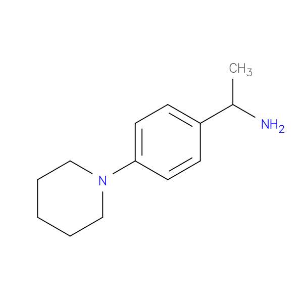 [1-(4-Piperidin-1-ylphenyl)ethyl]amine