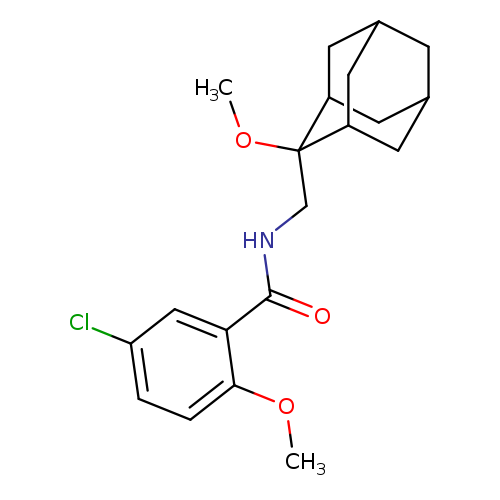 5-chloro-2-methoxy-N-[(2-methoxyadamantan-2-yl)methyl]benzamide