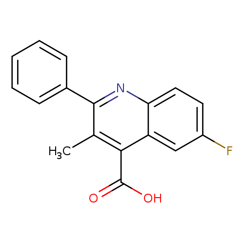 6-Fluoro-3-methyl-2-phenylquinoline-4-carboxylic acid