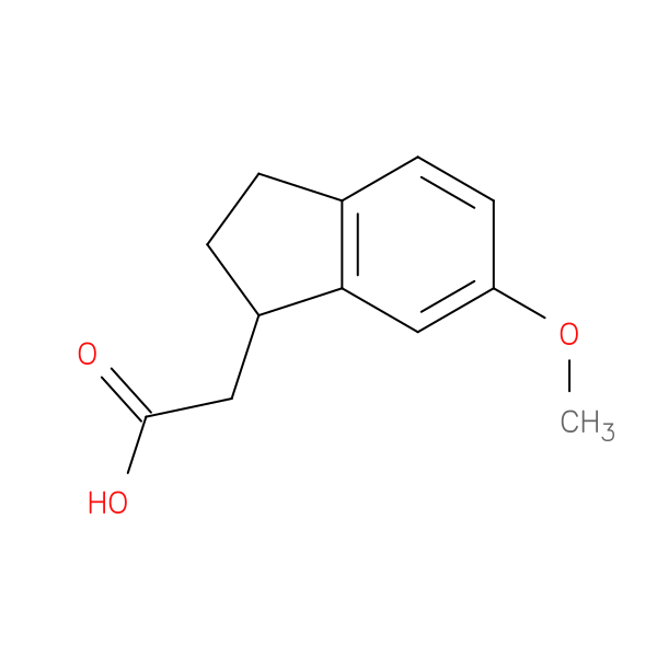 6-methoxyindan-1-acetic acid