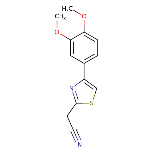 2-(4-(3,4-Dimethoxyphenyl)thiazol-2-yl)acetonitrile