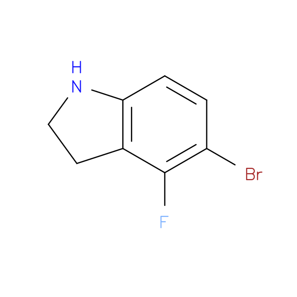 5-BROMO-4-FLUOROINDOLINE