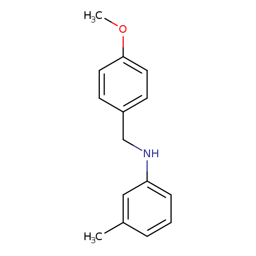 N-[(4-methoxyphenyl)methyl]-3-methylaniline