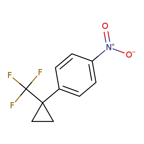 1-nitro-4-[1-(trifluoromethyl)cyclopropyl]benzene