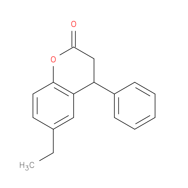 6-Ethyl-4-phenylchroman-2-one