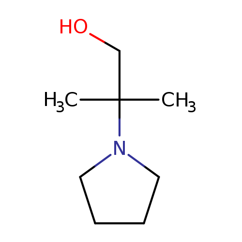2-Methyl-2-(1-pyrrolidinyl)-1-propanol