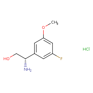 (2S)-2-AMINO-2-(5-FLUORO-3-METHOXYPHENYL)ETHAN-1-OL HYDROCHLORIDE