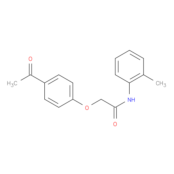 2-(4-Acetylphenoxy)-n-(2-methylphenyl)acetamide