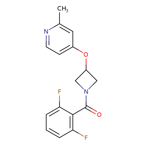 4-{[1-(2,6-difluorobenzoyl)azetidin-3-yl]oxy}-2-methylpyridine