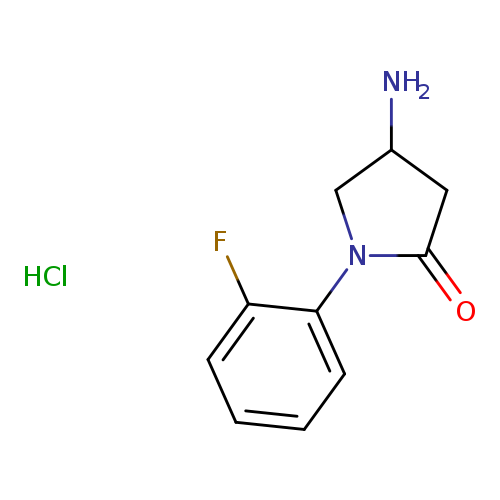 4-amino-1-(2-fluorophenyl)pyrrolidin-2-one hydrochloride