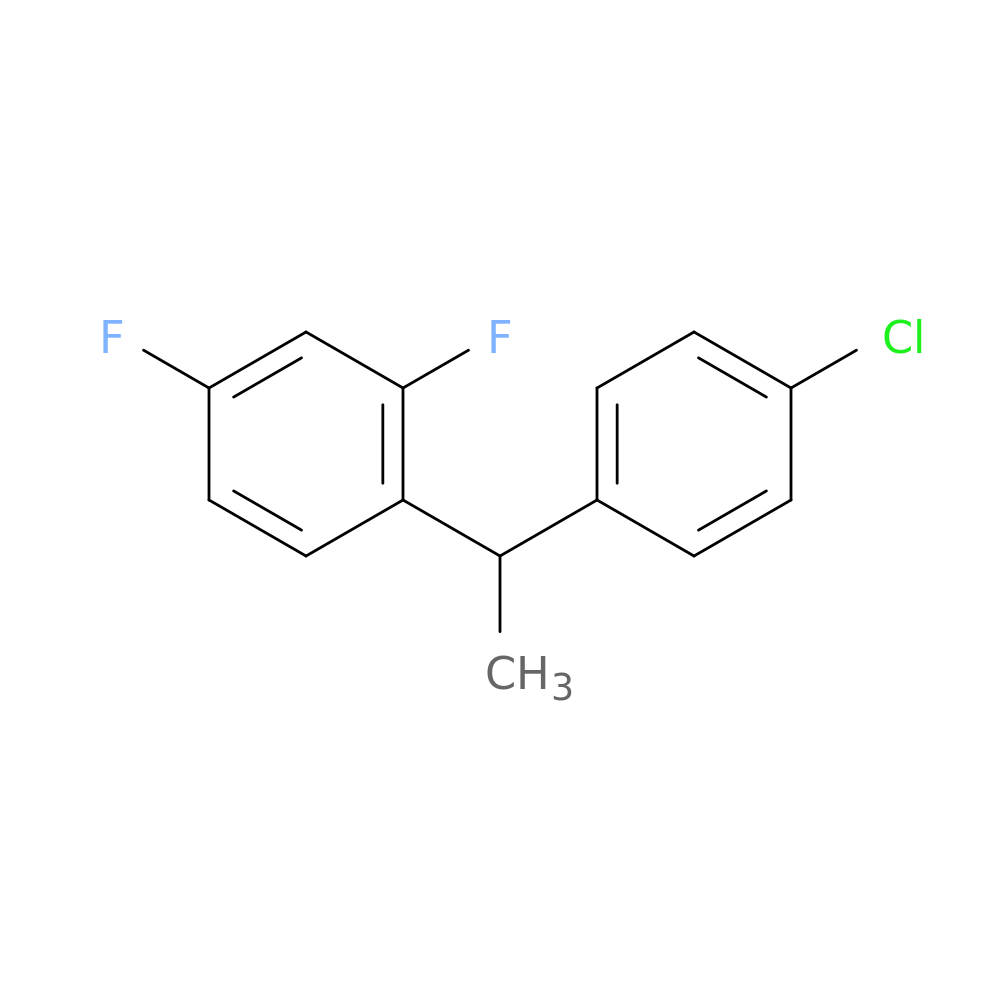 1-(1-(4-chlorophenyl)ethyl)-2,4-difluorobenzene