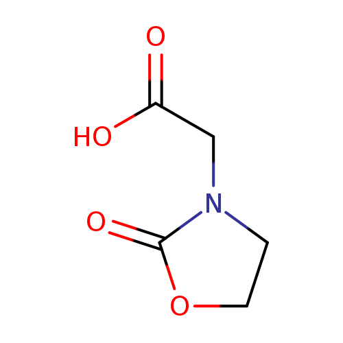 3-Oxazolidineacetic acid, 2-oxo-