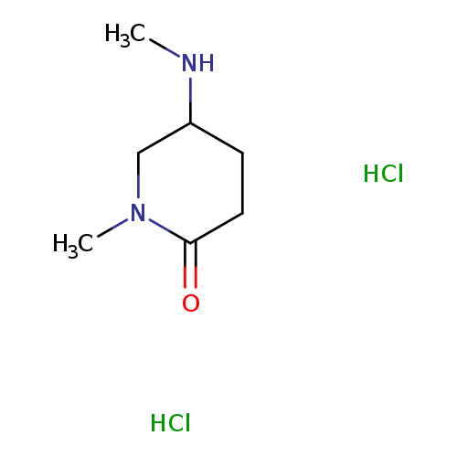 1-methyl-5-(methylamino)piperidin-2-one dihydrochloride
