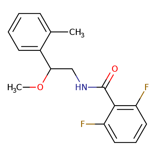 2,6-difluoro-N-[2-methoxy-2-(2-methylphenyl)ethyl]benzamide