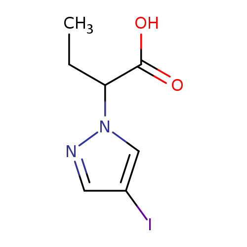 2-(4-iodo-1H-pyrazol-1-yl)butanoic acid