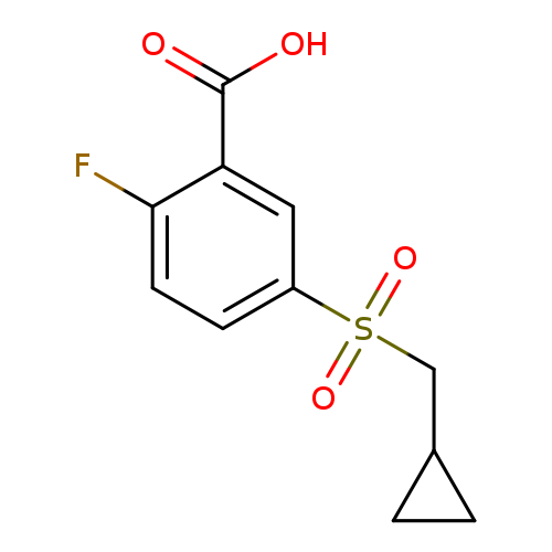 5-cyclopropylmethanesulfonyl-2-fluorobenzoicacid