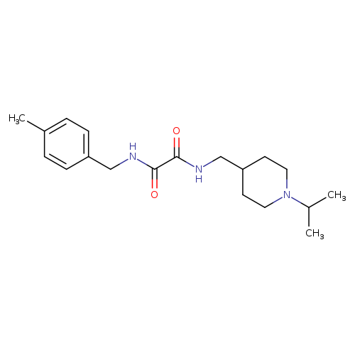 N'-[(4-methylphenyl)methyl]-N-{[1-(propan-2-yl)piperidin-4-yl]methyl}ethanediamide