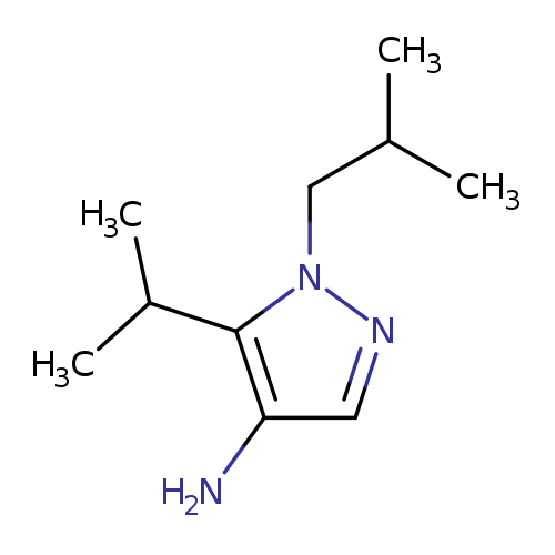 1-(2-methylpropyl)-5-(propan-2-yl)-1H-pyrazol-4-amine