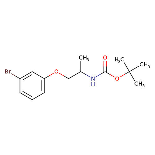 tert-Butyl N-[1-(3-bromophenoxy)propan-2-yl]carbamate