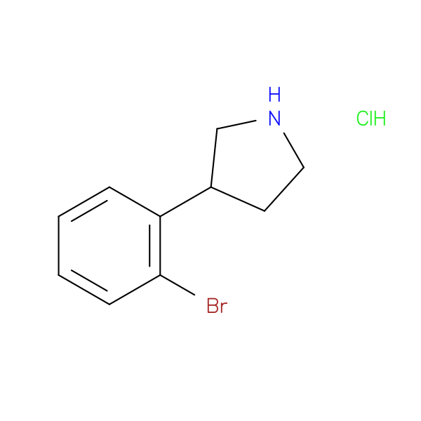 3-(2-Bromophenyl)pyrrolidine hydrochloride