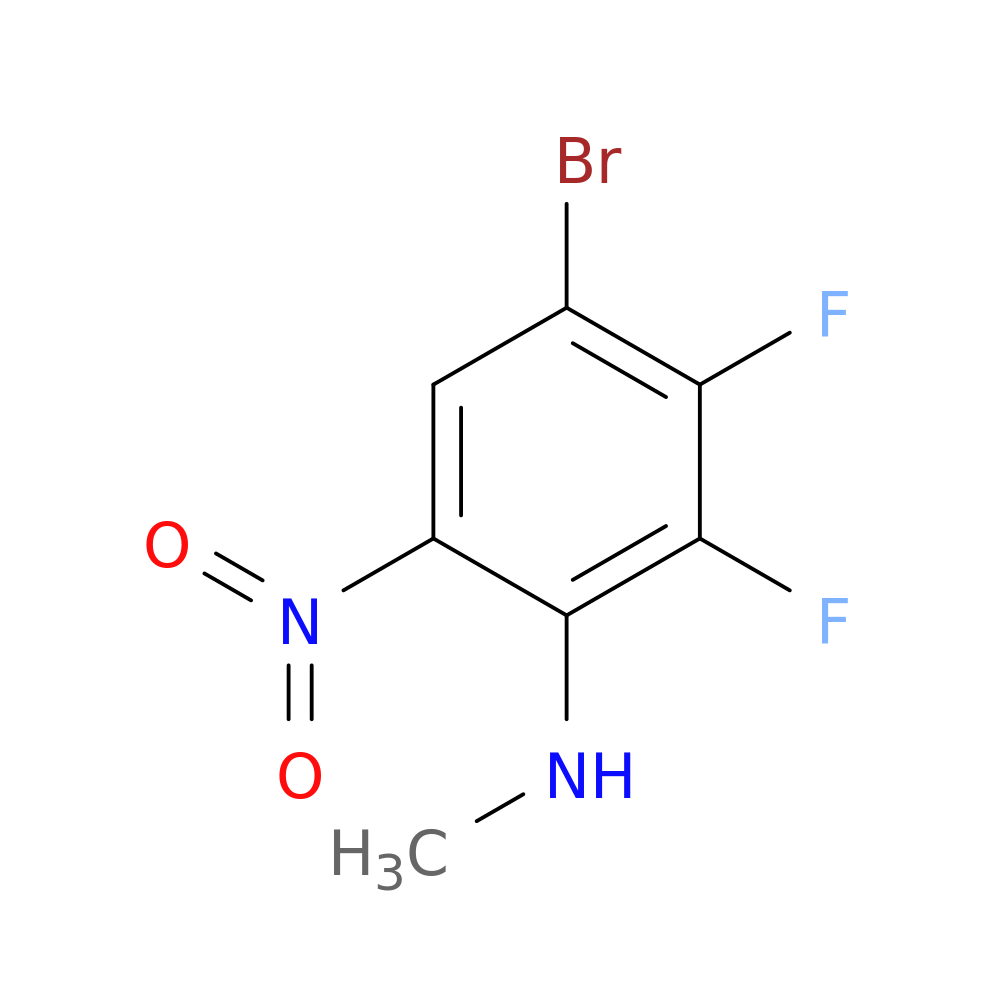4-Bromo-2,3-difluoro-N-methyl-6-nitroaniline