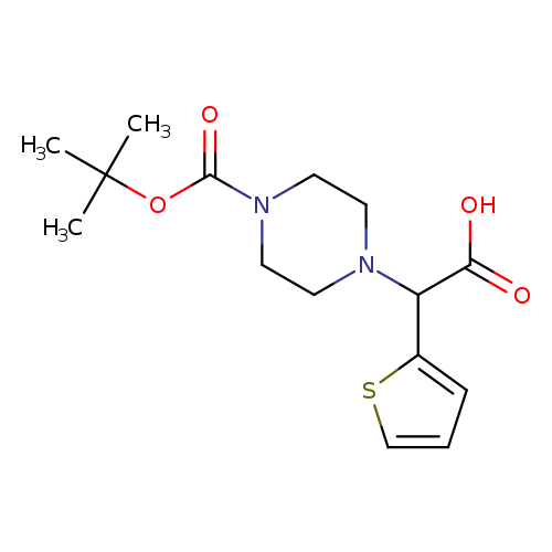 2-(4-Boc-piperazinyl)-2-(2-thienyl)acetic acid