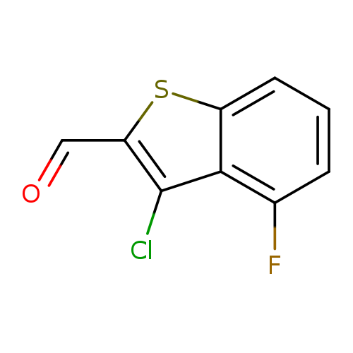 3-chloro-4-fluoro-1-benzothiophene-2-carbaldehyde