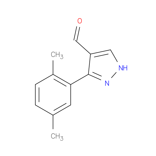 5-(2,5-Dimethylphenyl)-1H-pyrazole-4-carbaldehyde