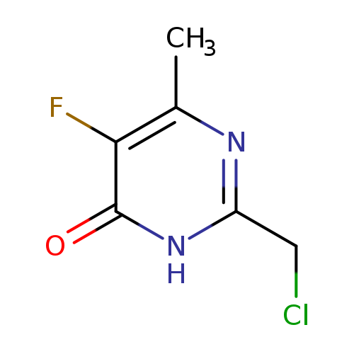 2-(chloromethyl)-5-fluoro-6-methyl-3,4-dihydropyrimidin-4-one