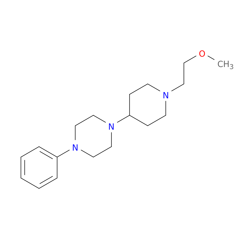 1-[1-(2-methoxyethyl)piperidin-4-yl]-4-phenylpiperazine