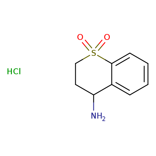4-amino-3,4-dihydro-2H-1lambda6-benzothiopyran-1,1-dione hydrochloride