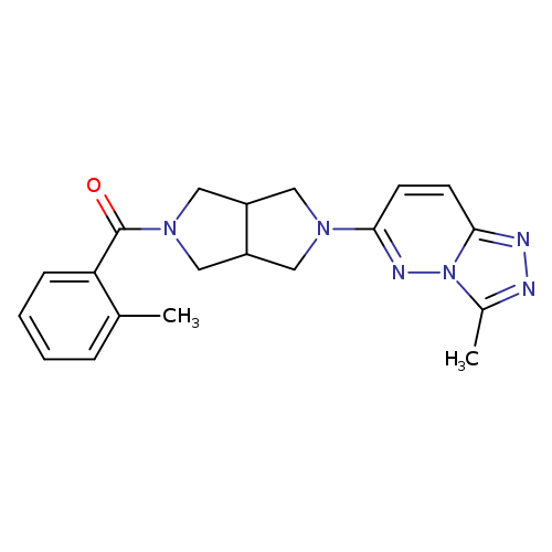 2-{3-methyl-[1,2,4]triazolo[4,3-b]pyridazin-6-yl}-5-(2-methylbenzoyl)-octahydropyrrolo[3,4-c]pyrrole
