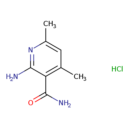 2-amino-4,6-dimethylpyridine-3-carboxamide hydrochloride
