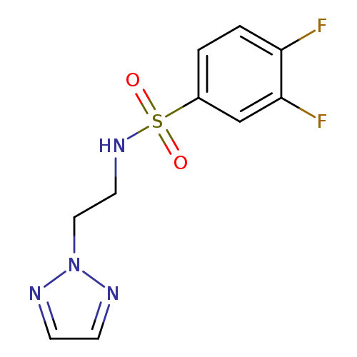 3,4-difluoro-N-[2-(2H-1,2,3-triazol-2-yl)ethyl]benzene-1-sulfonamide