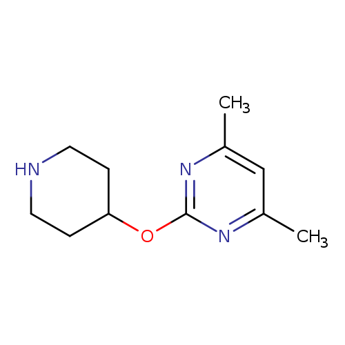 "4,6-dimethyl-2-(piperidin-4-yloxy)pyrimidine"