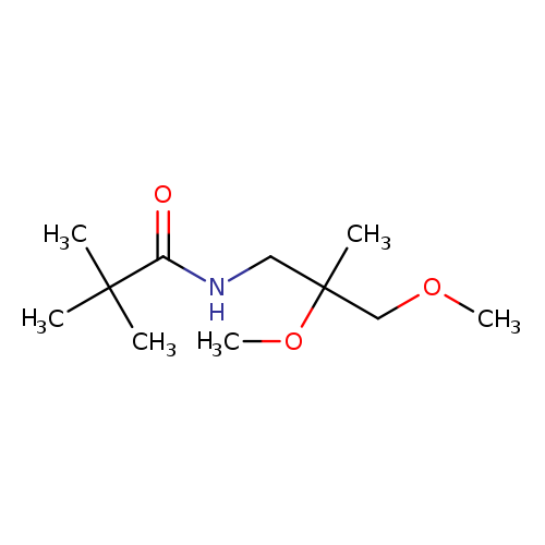 N-(2,3-dimethoxy-2-methylpropyl)-2,2-dimethylpropanamide