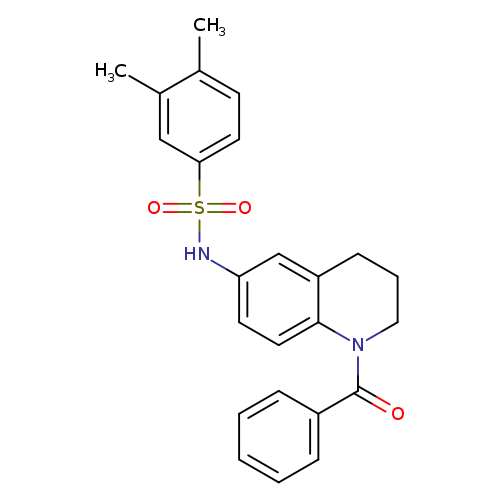 N-(1-benzoyl-1,2,3,4-tetrahydroquinolin-6-yl)-3,4-dimethylbenzene-1-sulfonamide