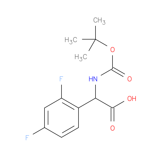 2-((tert-Butoxycarbonyl)amino)-2-(2,4-difluorophenyl)acetic acid