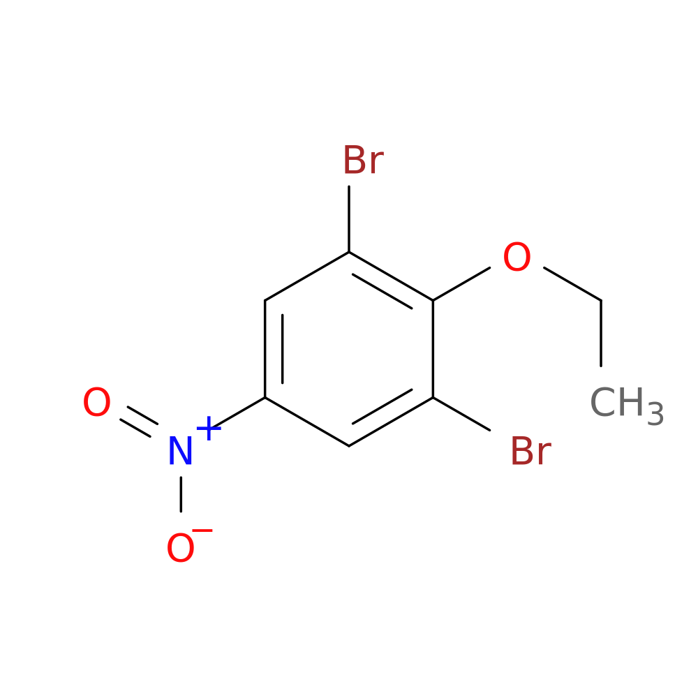 Benzene, 1,3-dibromo-2-ethoxy-5-nitro-