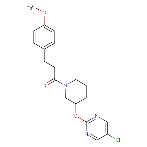 1-{3-[(5-chloropyrimidin-2-yl)oxy]piperidin-1-yl}-3-(4-methoxyphenyl)propan-1-one