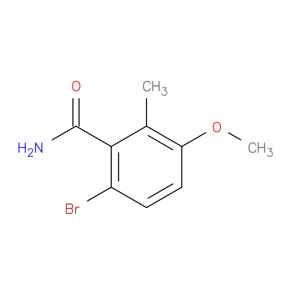 6-Bromo-3-methoxy-2-methylbenzamide