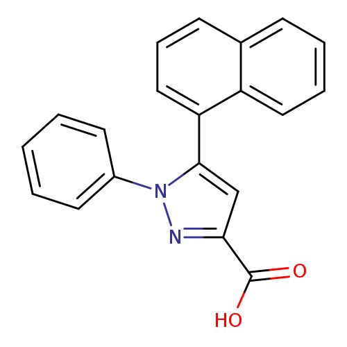 5-Naphthalen-1-yl-1-phenyl-1H-pyrazole-3-carboxylic acid