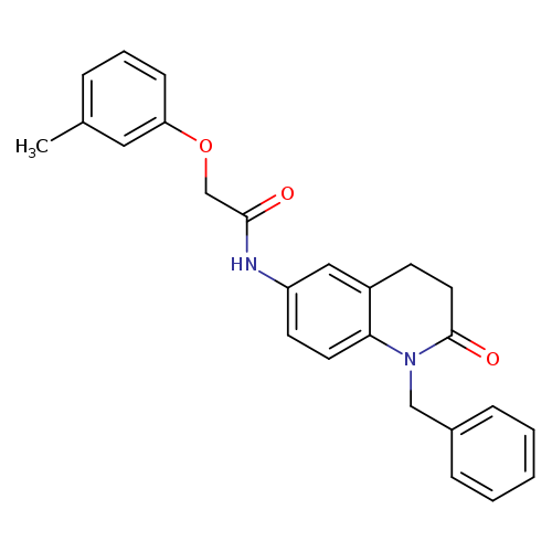 N-(1-benzyl-2-oxo-1,2,3,4-tetrahydroquinolin-6-yl)-2-(3-methylphenoxy)acetamide
